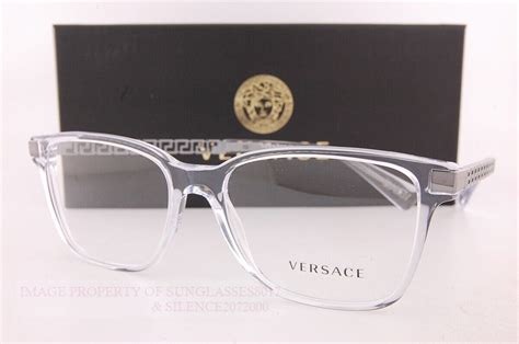 versace transparent frames|versace frames for men eyeglasses.